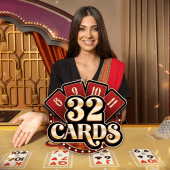 32 Baraha live game icon with a card deck