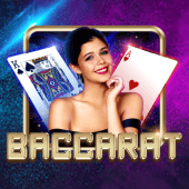 Baccarat B live table icon with chip stacks