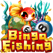 Bingo Fishing game icon blending bingo balls and fish