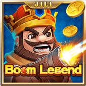 Boom Legend fishing game icon with an explosive blast