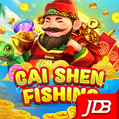 Cai Shen Fishing hot game icon with a fortune god