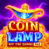 Coin Lamp slot game icon with a glowing lamp