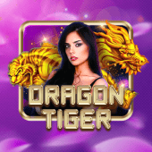 Dragon Tiger live game icon with two beasts