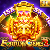 Fortune Gems 2 slot game icon with gem clusters