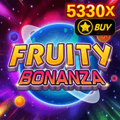 Fruity Bonanza hot game icon with fruit symbols