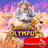 Gates of Olympus hot game icon with Zeus