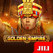 Golden Empire slot game icon with a golden palace