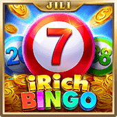 Irich Bingo slot game icon with a bingo card