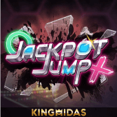 Jackpot Jump game icon with a springboard prize