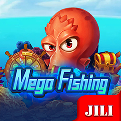 Mega Fishing game icon with a giant squid