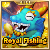 Royal Fishing game icon with a royal angler
