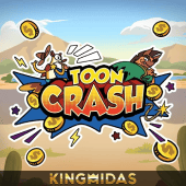 Toon Crash game icon with cartoon blocks
